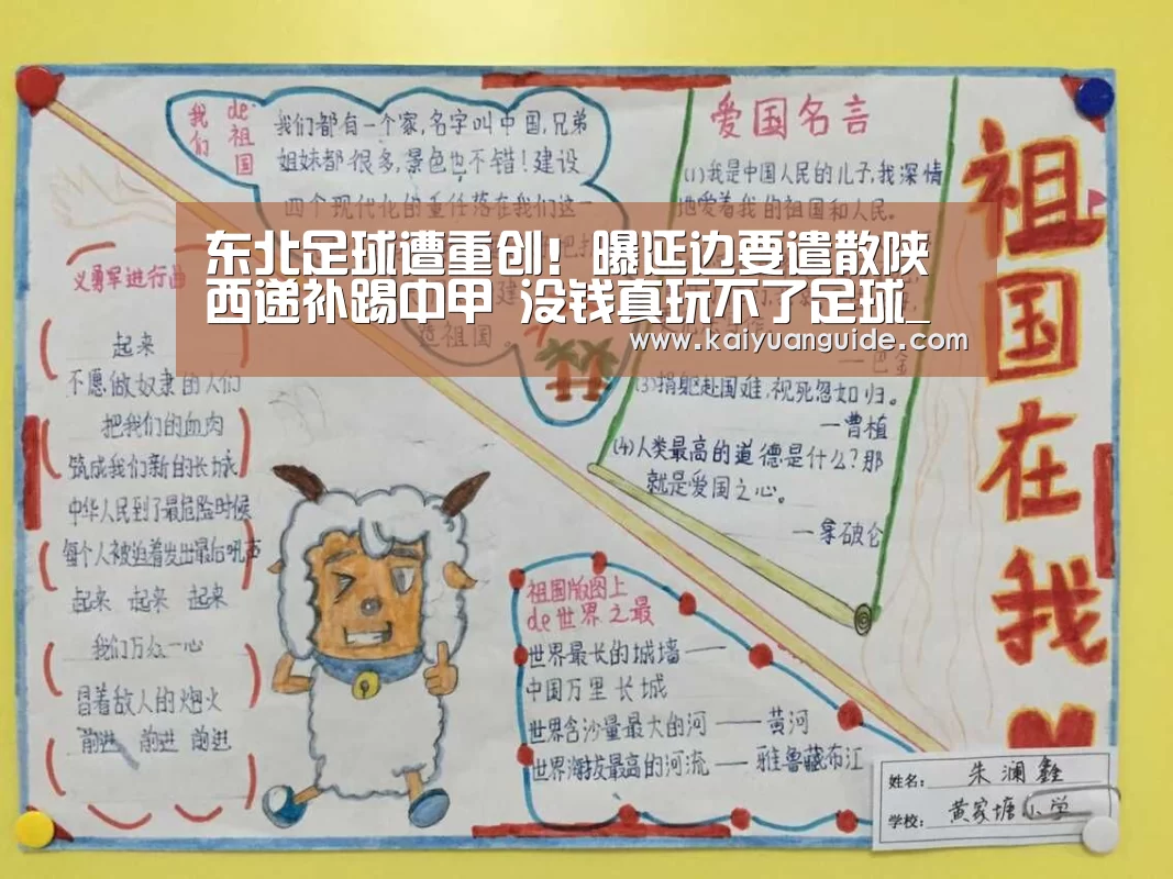 东北足球遭重创!曝延边要遣散陕西递补踢中甲 没钱真玩不了足球_开元APP(图3) 开元电竞