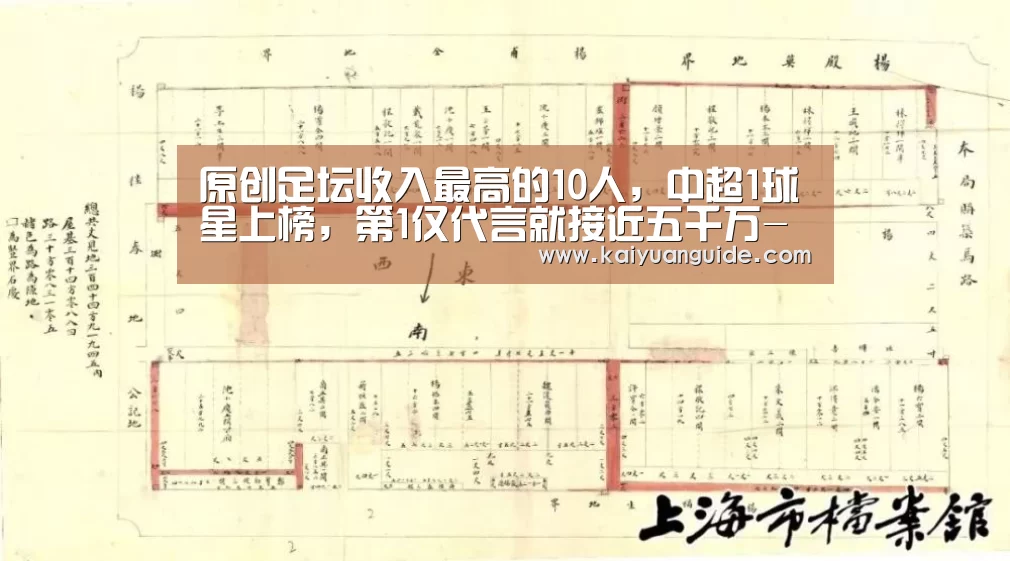 原创足坛收入最高的10人,中超1球星上榜,第1仅代言就接近五千万-开元APP(图2) 开元直播